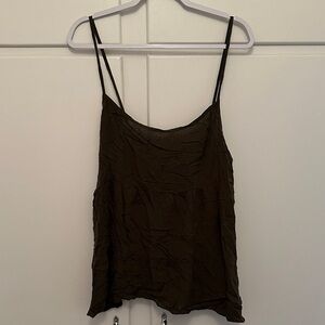 LIKE NEW Old Navy Olive Green Flowy Tank Top